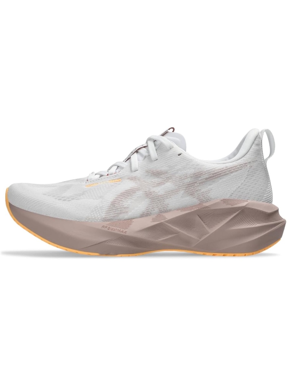 ASICS NovaBlast White/FawnMesh Running Shoes - Picture 2 of 7